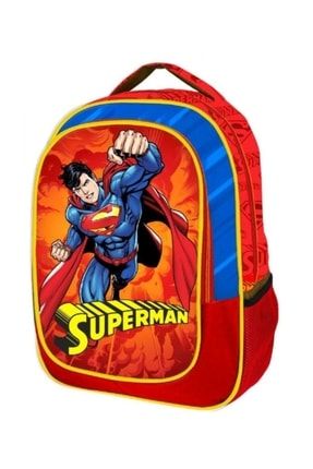 Justice League Superman Kırmızı/Mavi İlkokul Çantası (Erkek Çocuk) TRX-10E-JLSP