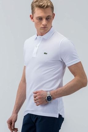 Erkek Beyaz Slim Fit Polo Yaka T-shirt 4012PH001.BSF52123941