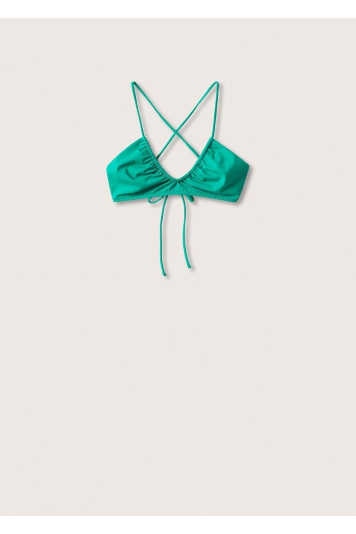 MANGO Woman-Top de bikini cu croiala în spate 3