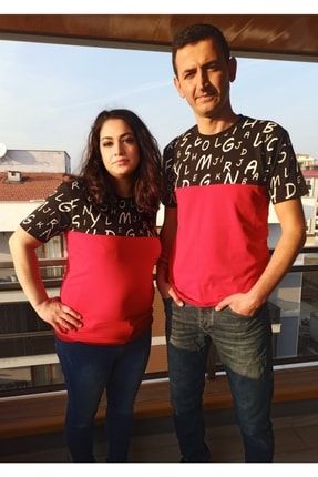Sevgili Kombini Çift Unicex T-shirt Kırmızı 73837kmr