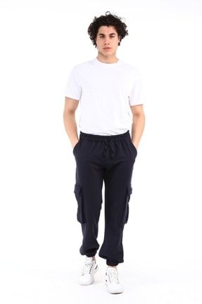 Aust Erkek Giyim Bol Kalıp Kargo Cepli Style Erkek Eşofman Altı 123