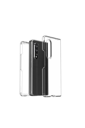 Samsung Galaxy Z Fold 3 Sert Kristal Kapak Kılıf Şeffaf 3710-160