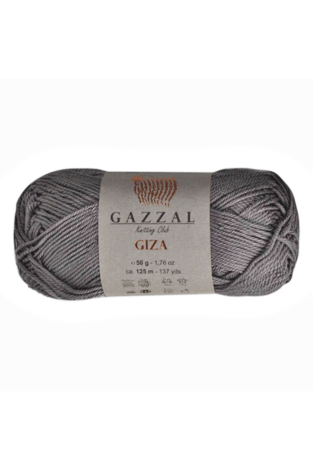 Gazzal Knitting Rope Gray Cotton Trendyol