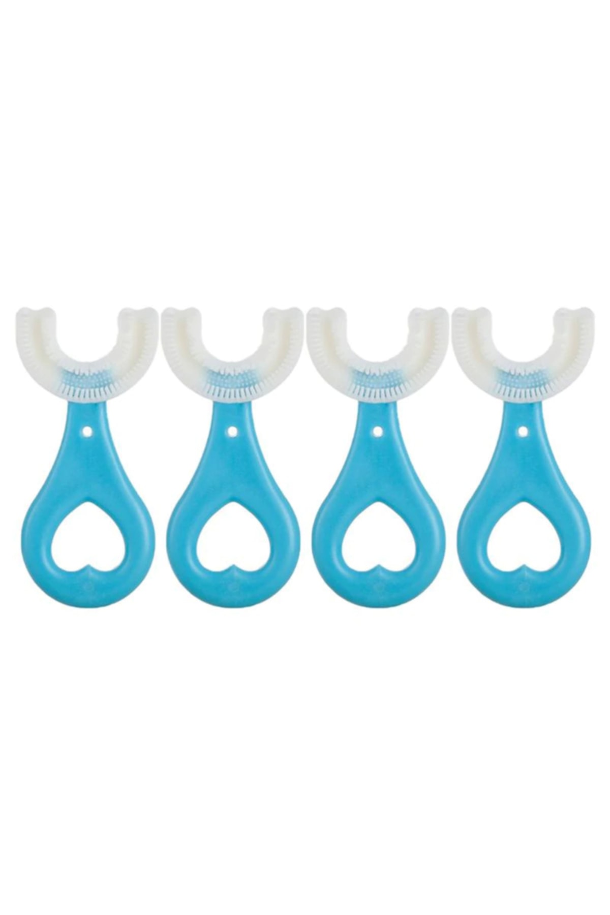 Mas Lord U Şekli Bebek Diş Fırçası Mavi Renk 4 Adet(2-6 Yaş) fotoğrafı 2 (önizleme)