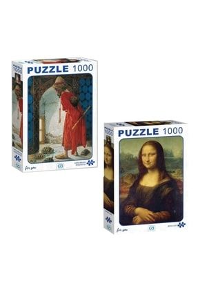 Kaplumbağa Terbiyecisi -mona Lisa 1000 Parça Puzzle 2'li Set BS-CA-SET-14