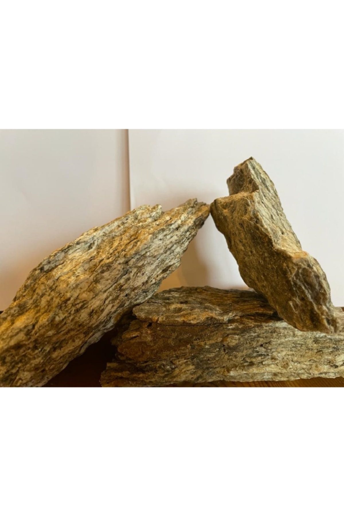 Lorien Gnays , Woodstone , Odun Taşı, Akvaryum Dekorasyon Taşı 15-20 Cm 3 Adet Doğal Taş
