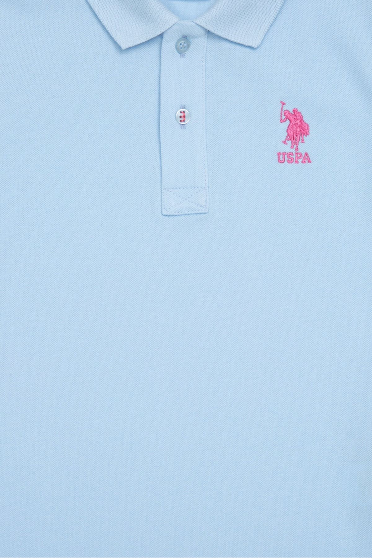 تی شرت یقه پولو آبی پسرانه و بچگانه تیشرت اورجینال U.S. Polo Assn.