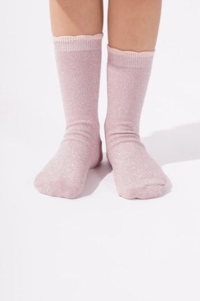 Shine Kız Çocuk Soket Çorap - Pembe KTSOAHYB0031-017