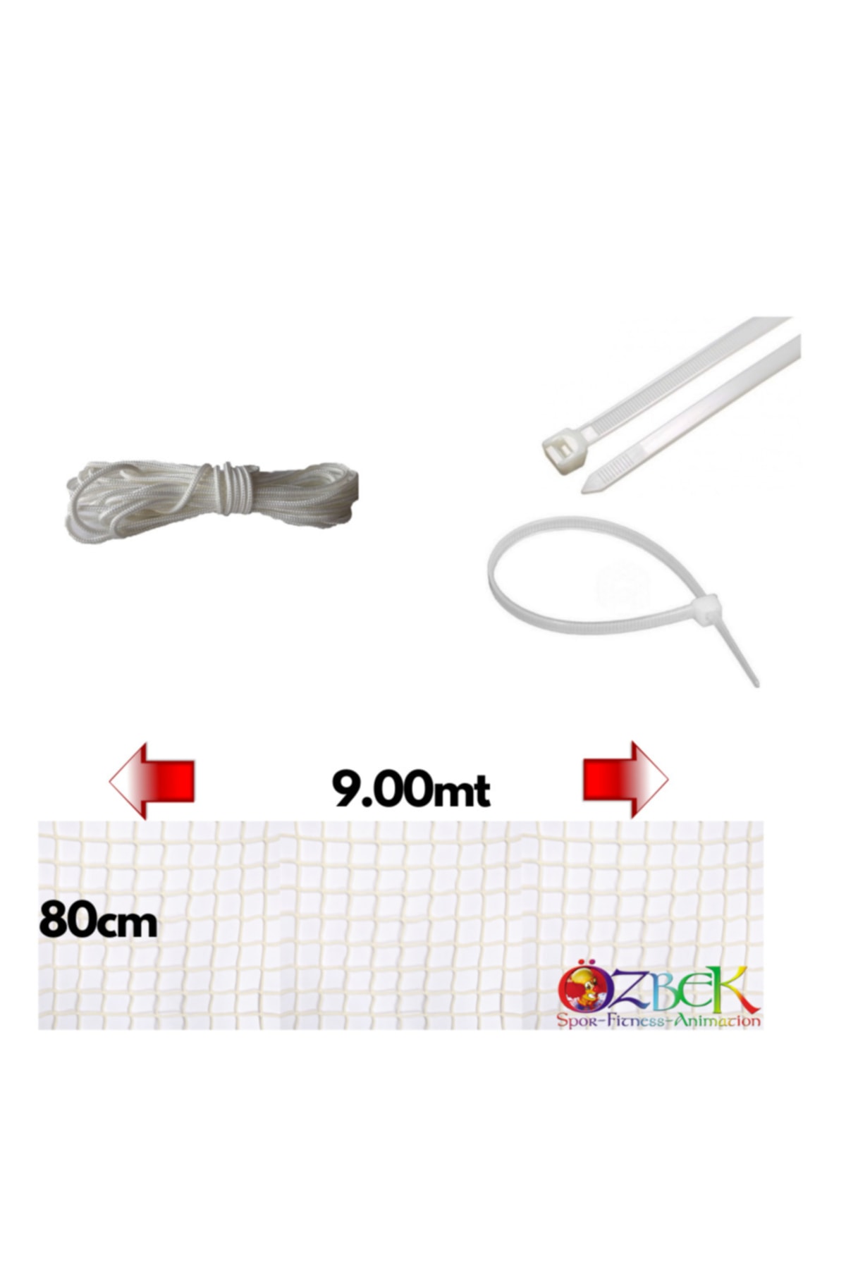 ÖZBEK Merdiven Korkuluk Güvenlik Filesi 80cm X 9.00 Metre Güvenlik Ağı fotoğrafı 7 (önizleme)