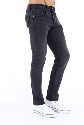 Erkek Antrasit Kot Pantolon Slim Fit Jean - C304