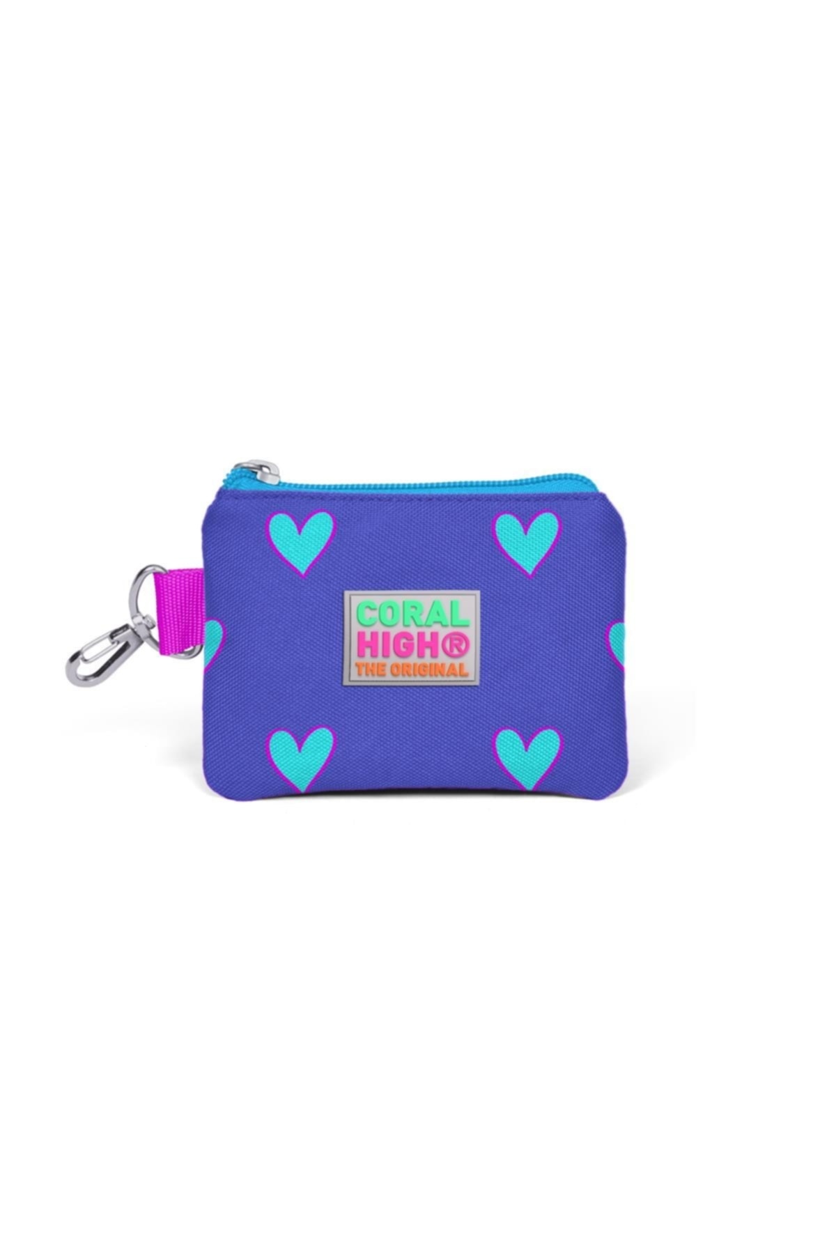 Kids Lavender Heart Pattern Coin Purse 21806