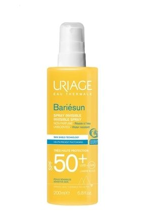 Bariesun Spf 50+invisible Spray 200 Ml Yüz Ve Vücut Için Parfüm Içermeyen Güneş Koruyucu Sprey UR65169087
