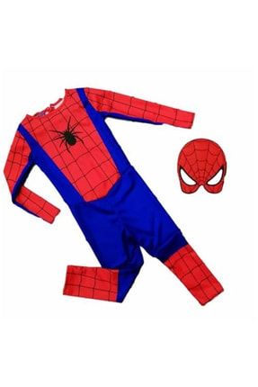 Spiderman Kostümü Çocuk - Maskeli Örümcek Adam Kostümü TYC00425883221