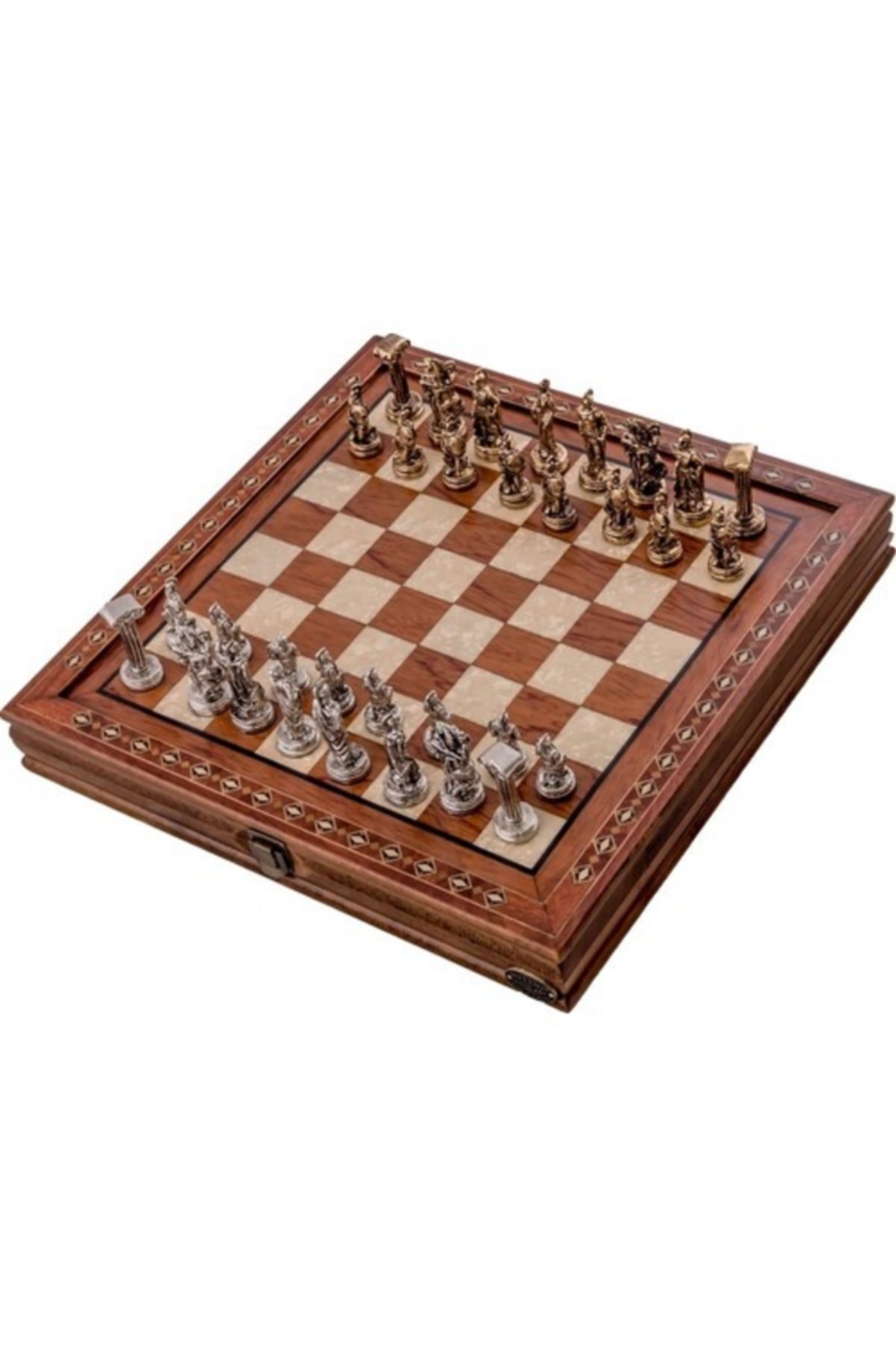 هلنا وود آرت مجموعه شطرنج قهرمان Ros Mdl / فیگور فلزی