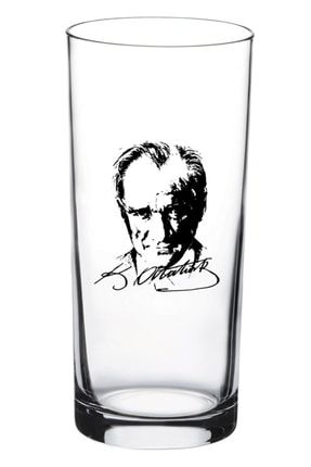 6'lı Atatürk Resimli Rakı Bardağı DHMRB6