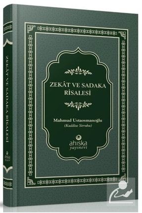 Zekat ve Sadaka Risalesi - Mahmud Ustaosmanoğlu 450427