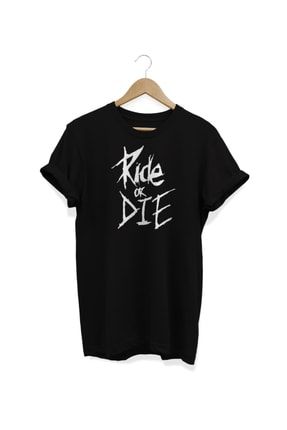Ride Or Die Baskılı T-shirt Ozt03073754