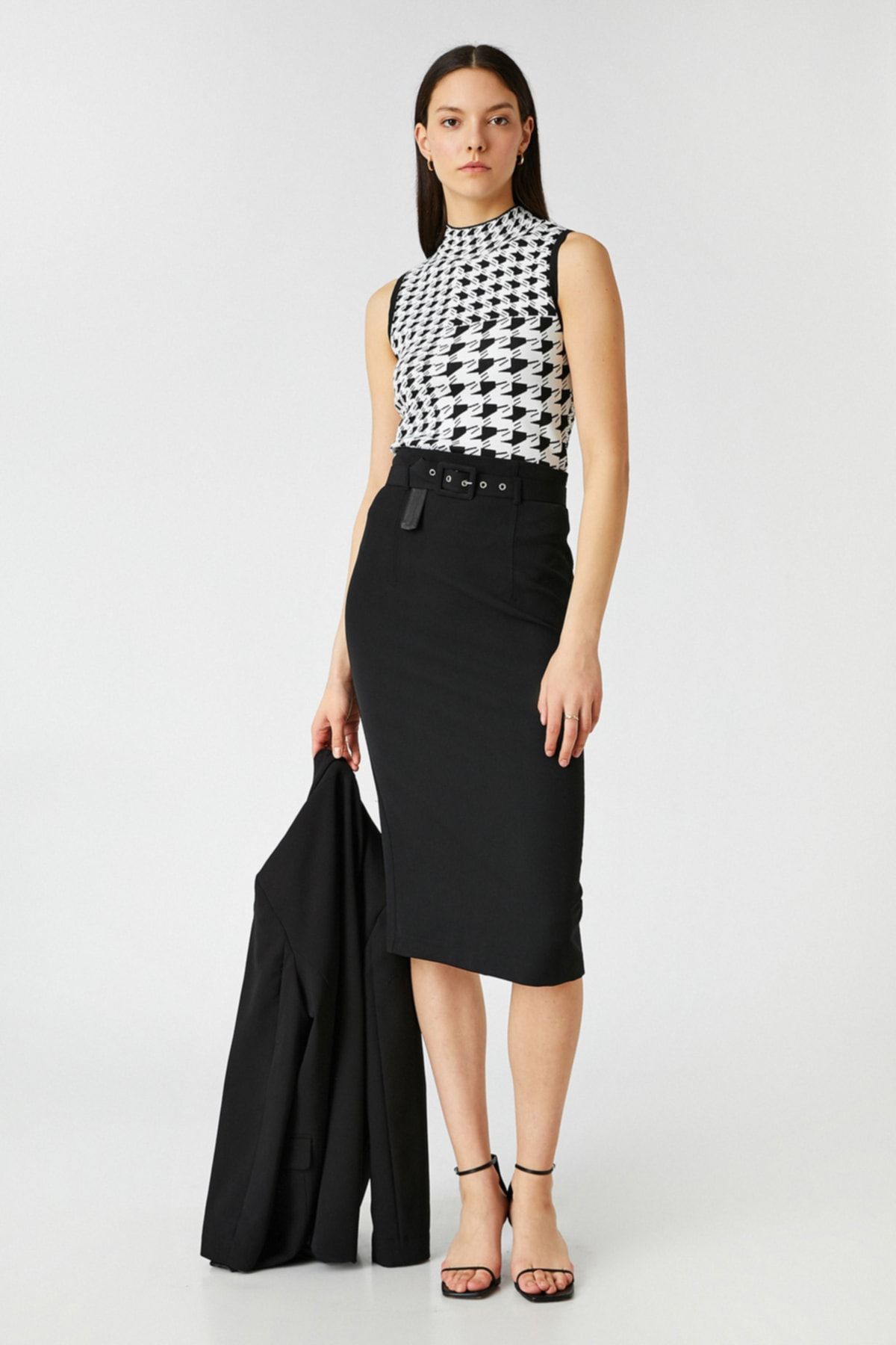 Koton Midi Pencil Skirt Trendyol