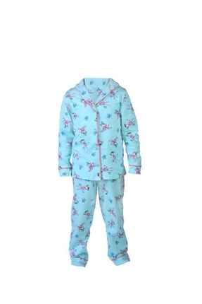 Queen Pamuklu Kız Çocuk Pijama Takımı WNC23011