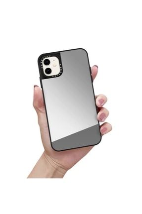 Iphone 11 Casetify Gümüş Aynalı Kılıf TKA1241