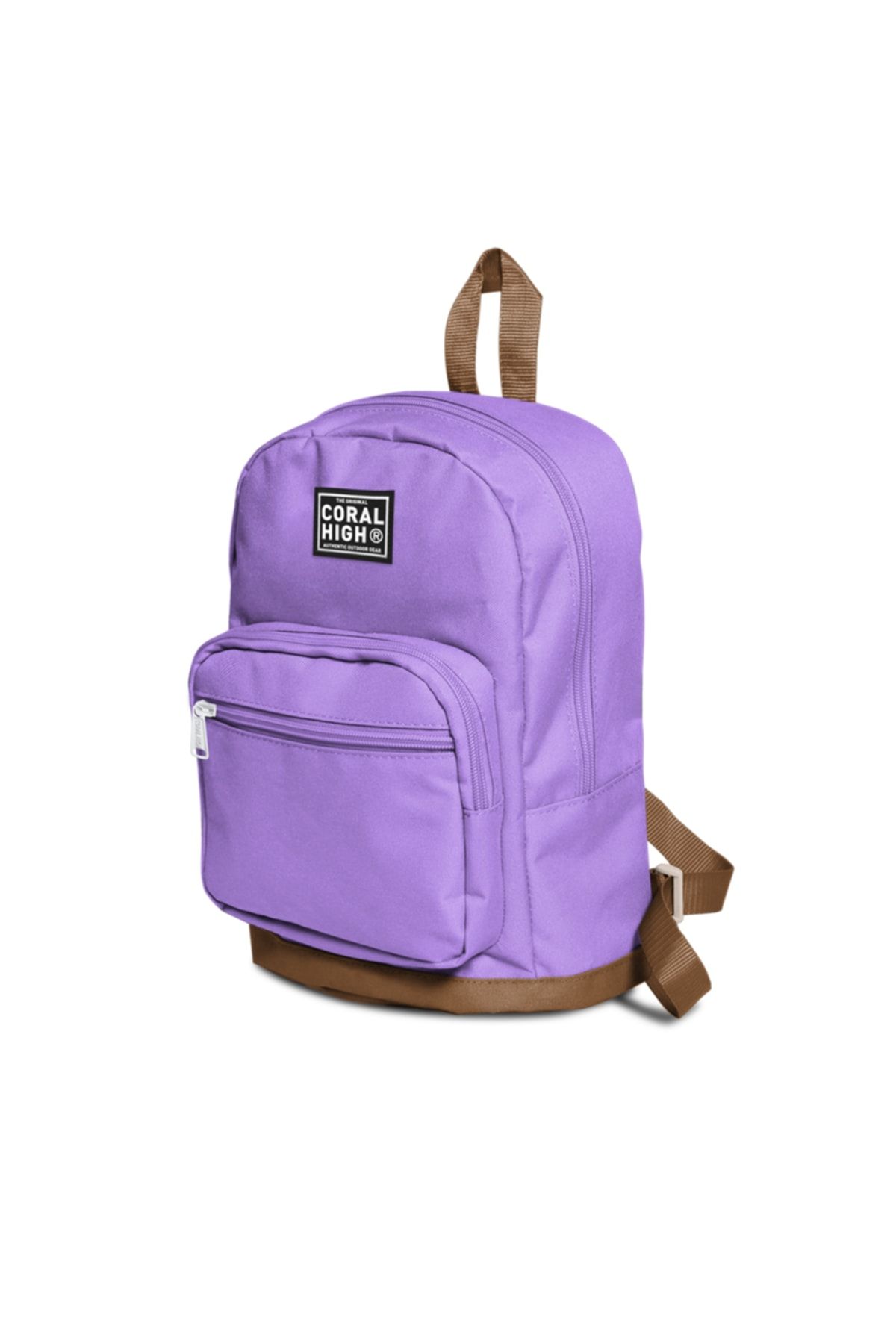 Coral High Mini Sırt Çantası 30 Cm Lila Suni Deri 24215 OH8486