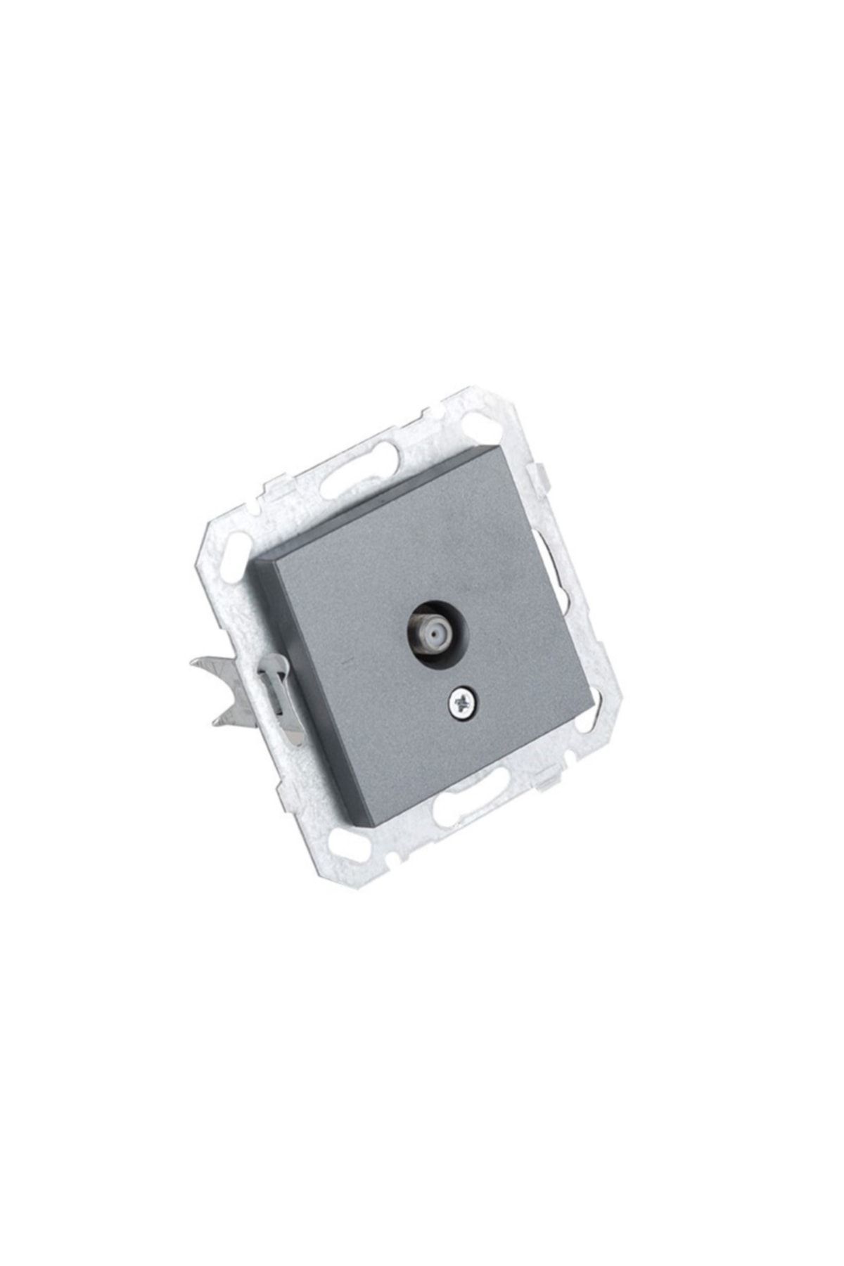 Netelsan-Byobu Smoked Satellite Socket Without Frame with F Connector 1
