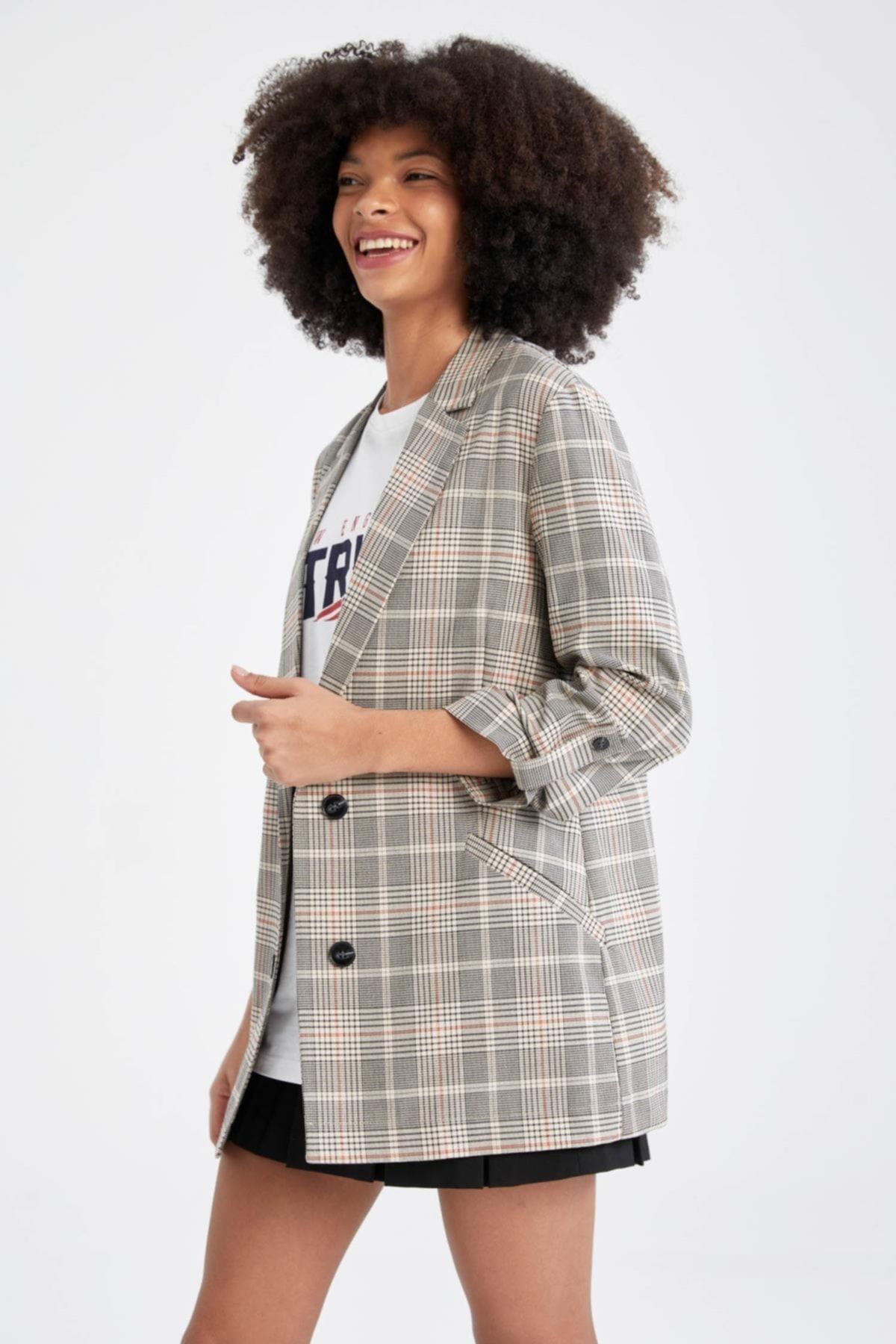 The fifth label terrain check blazer outlet