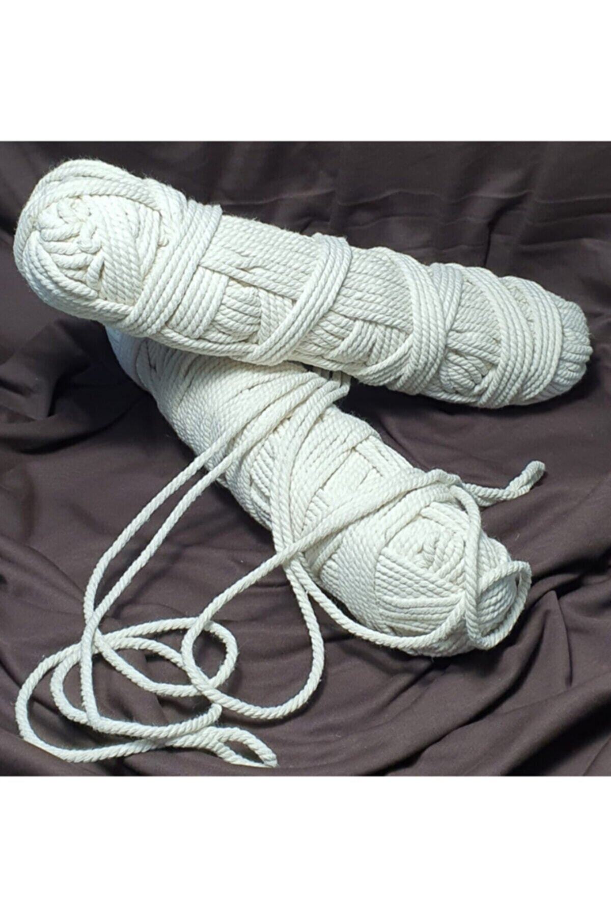 Genel Markalar Makrame (makrome) Pamuklu Bükümlü Salıncak Hamak Hobi Ipi - 1 Bağ(1,2kg) 3mm