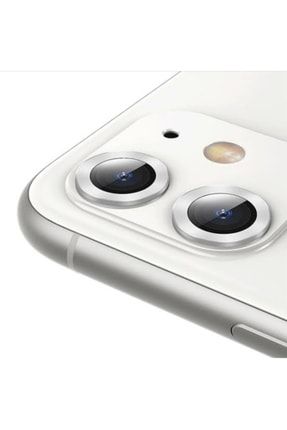 Iphone 11 / 12 Mini/ 12 (6.1) Uyumlu Mercek-lens Kamera Koruması Gri Renk LENS11002