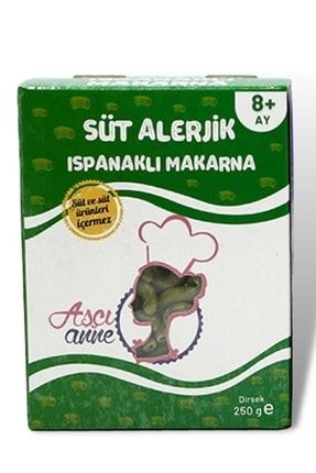 Süt Alerjik Ispanaklı Makarna (8+ay) AA0064