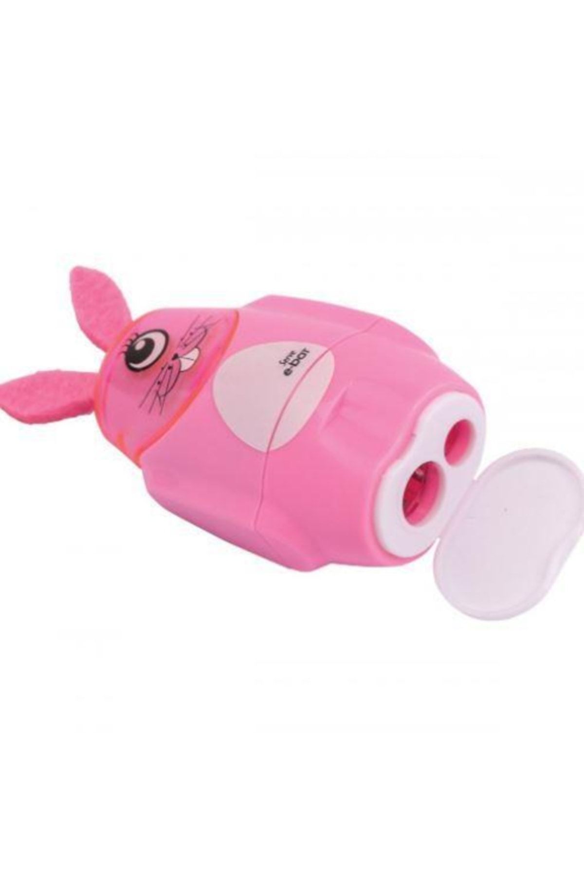 Serve-E-bot Pink Rabbit Pencil Sharpener with Eraser 2