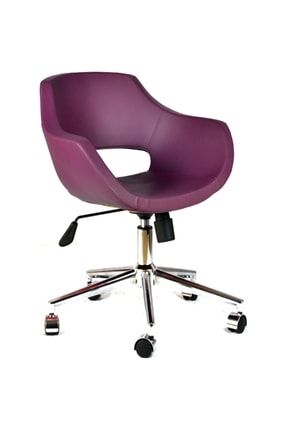 Home Office Çalışma Koltuğu Suni Deri Metal Ayaklı Ofis Çalışma Sandalyesi Tr1000 TR1000