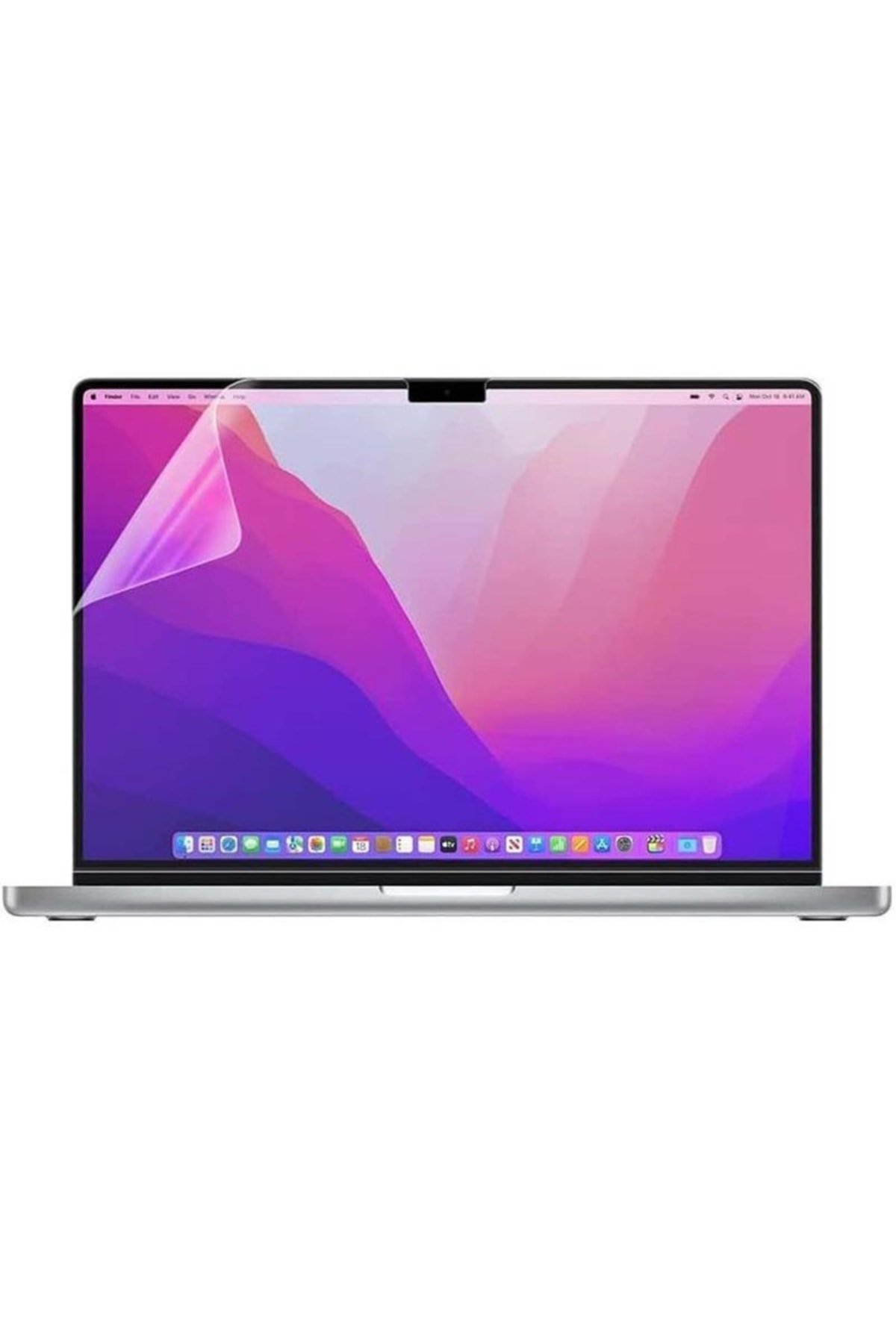 Macbook Pro 16 M1 2021 A2485 - M2 2023 A2780 - M3 2024 A2991 Uyumlu Ekran Koruyucu - 2 Adet