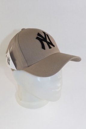 Kahverengi Ny New York Nakışlı Şapka Zİ-3227