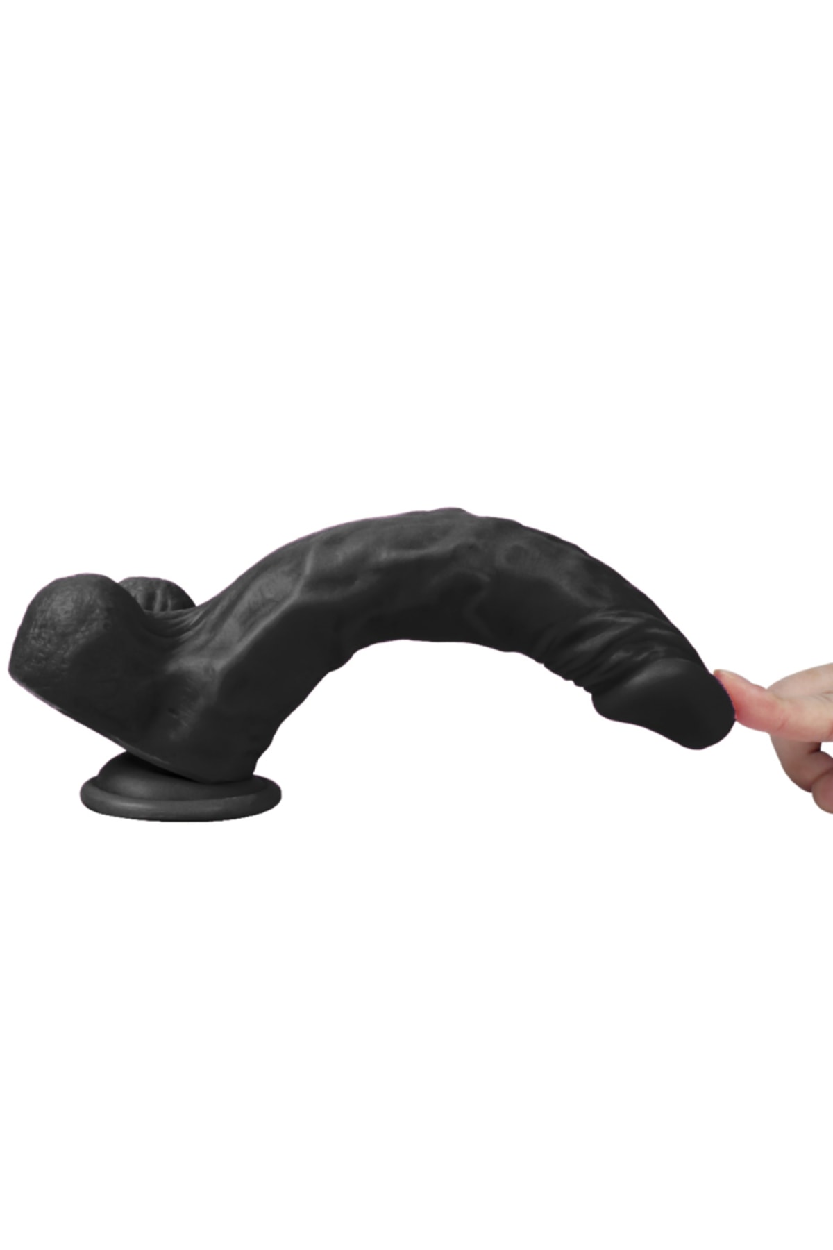 Gabriel 24 Cm Vantuzlu Uzun Gerçekçi Realistik Zenci Penis Dildo 3