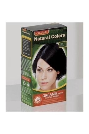 Natural Colors 1n Siyah Organik Saç Boyası sacboyası