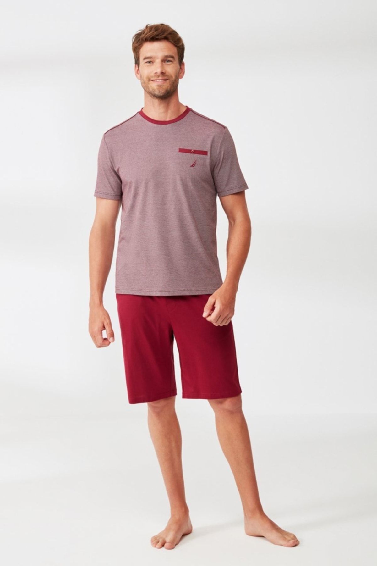 Nautica Tişört Ve Şort Pijama Takımı