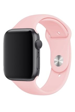 Apple Watch 1 2 3 4 5 6 Se 40 mm Silikon Ayarlanabilir Kordon Pembe 784str10014