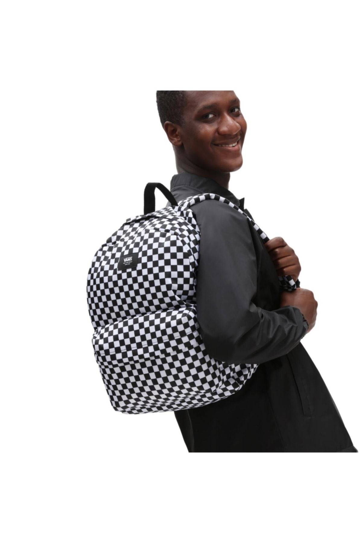 Vans Mn Old Skool Check Backpack VN0A5KHRY281 Black White Checkered Trendyol