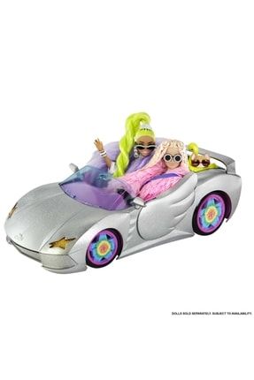 Barbie Extra Araba Deri Koltuk Ve Tüylü Yastıklı 40 Cm 4560066