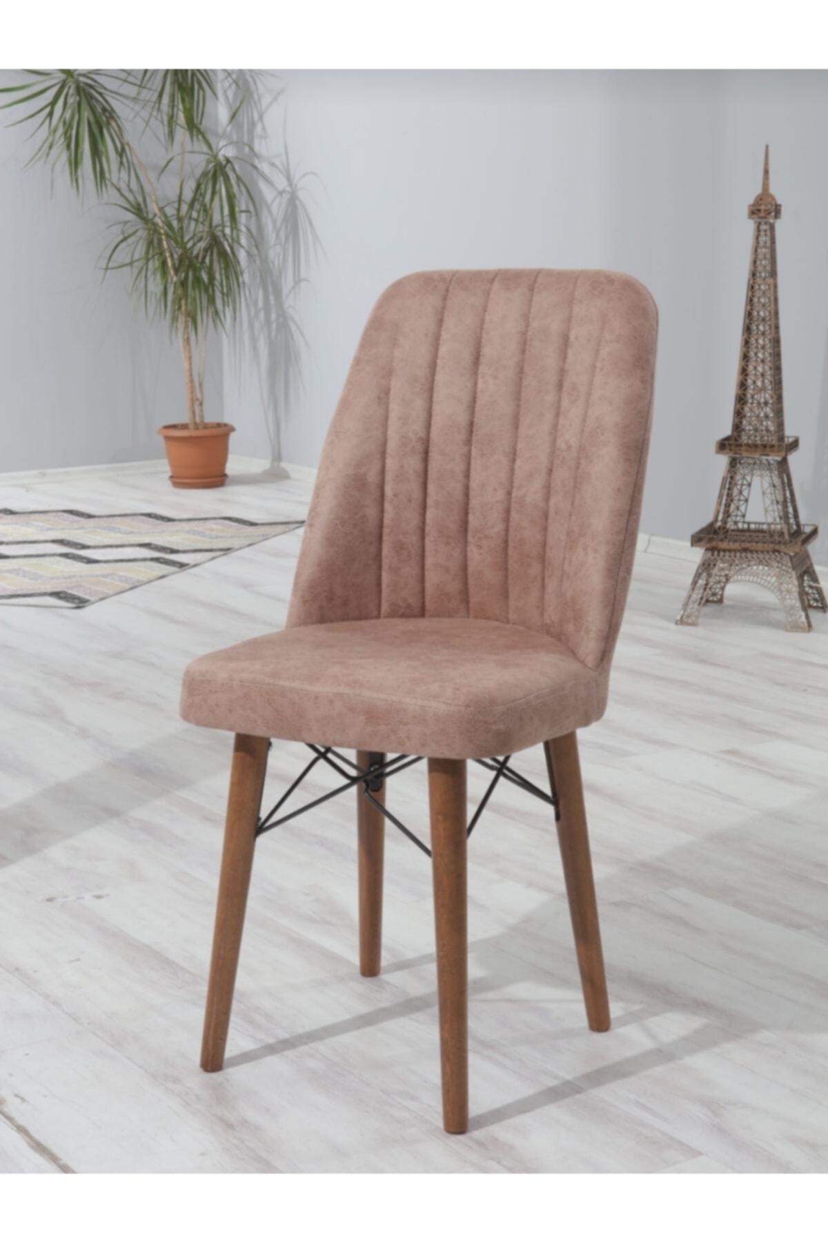 ABC Concept Paris Serisi A+ Kalite Kare Gold Sandalye