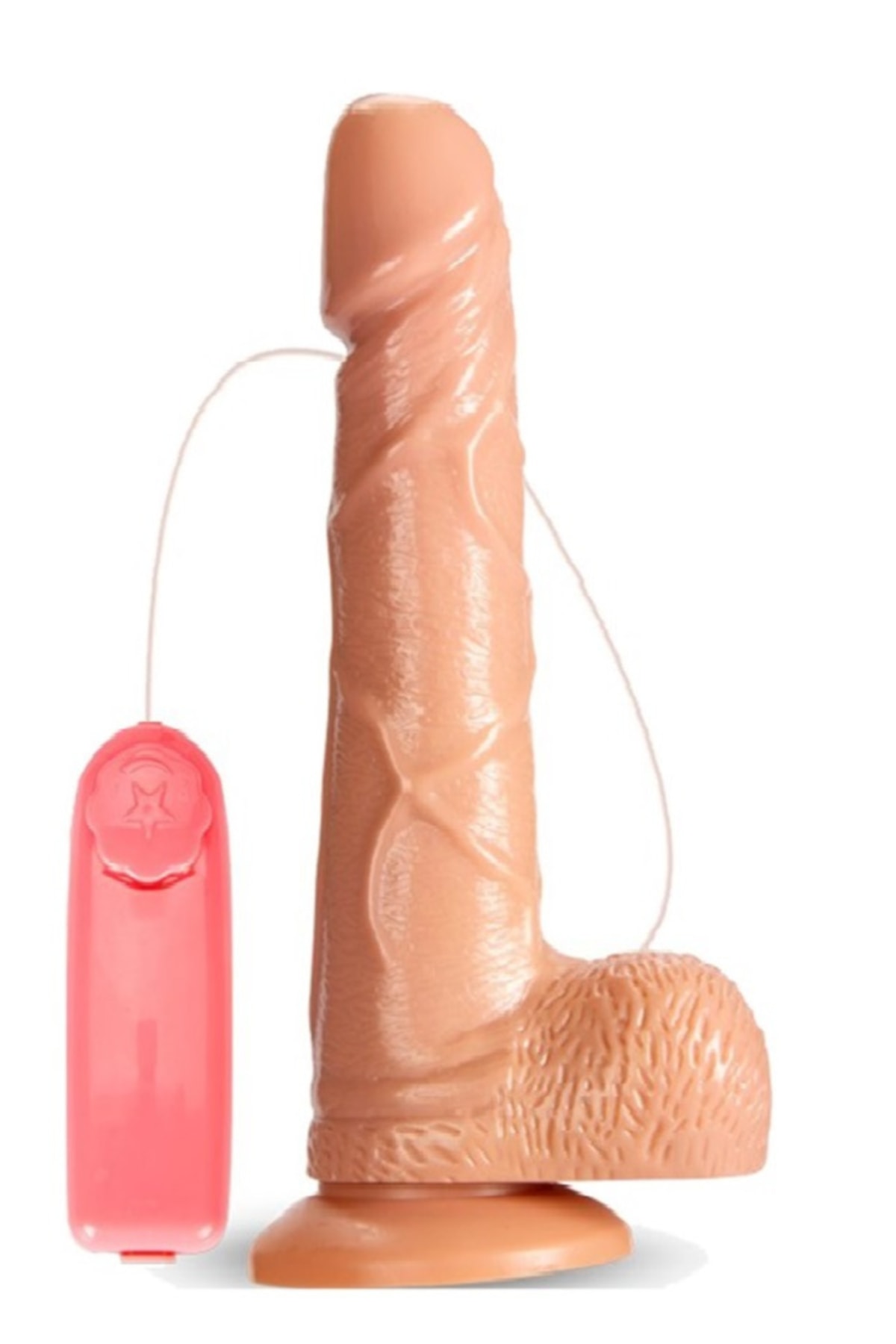 Ten Dokusunda 19 cm Ayarlanabilir Güçlü Titreşimli Penis Belden Bağlamalı Kemerli Realistik Vibratör 2