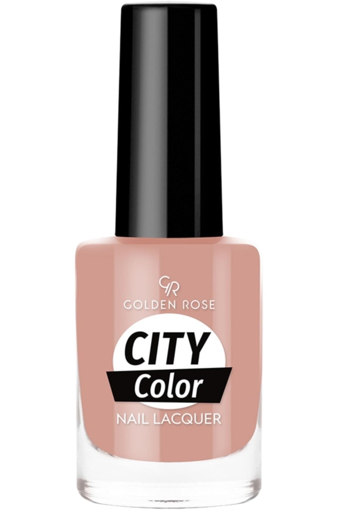 لاک ناخن سیتی کالر City color رنگ صورتی بژ شماره ۷۲ گلدن رز Golden Rose