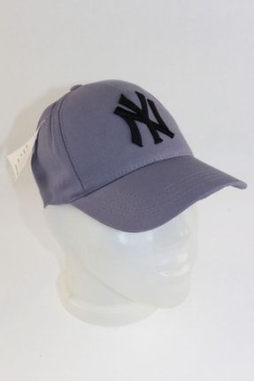 Gri Ny New York Nakışlı Şapka Zİ-3227