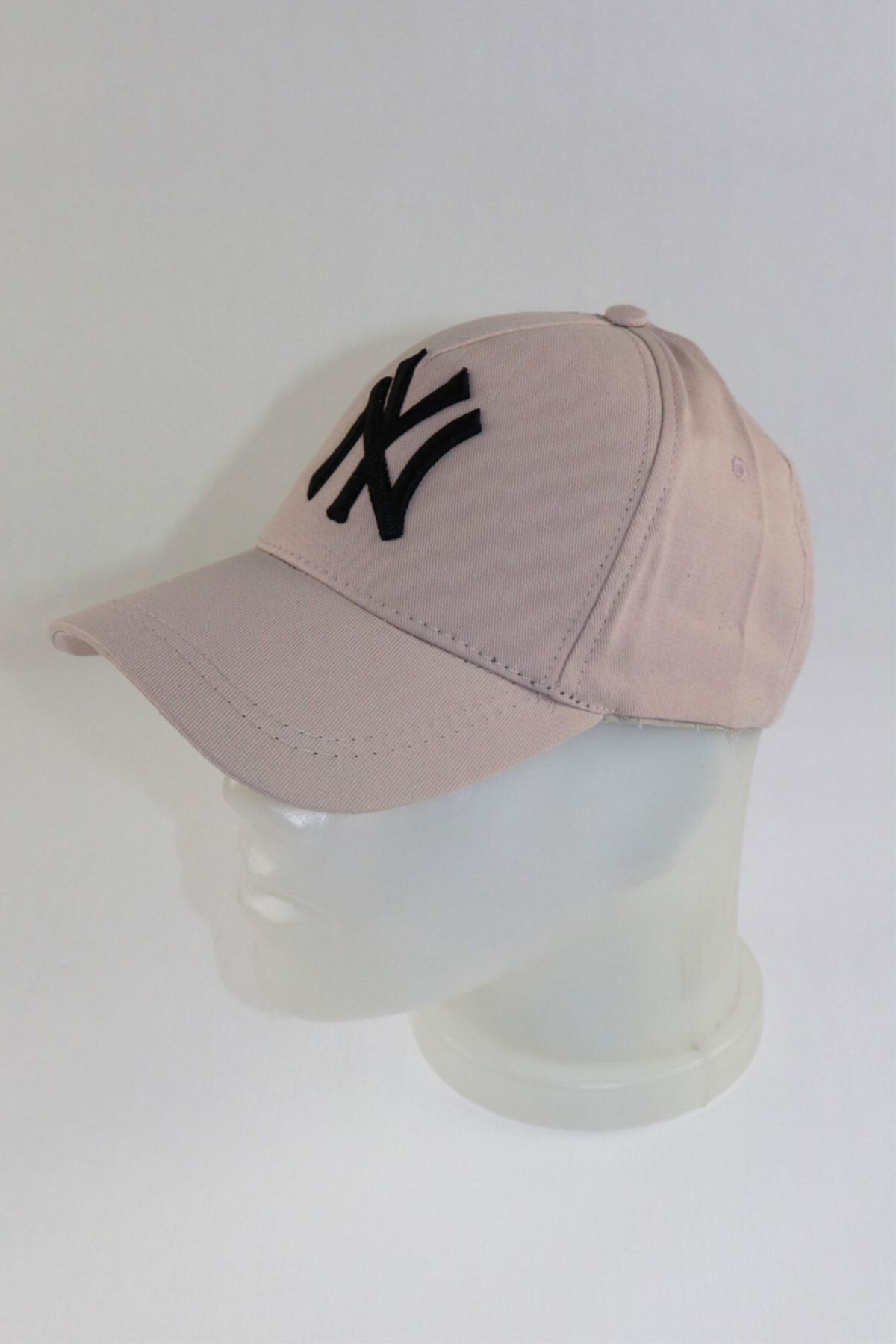 Bej Ny New York Nakışlı Şapka