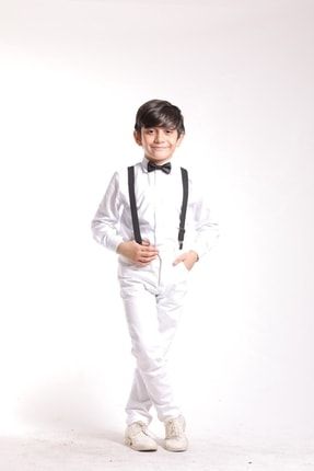 Erkek Çocuk Klasik Dakron Gömlek 23 Nisan Gösteri Kıyafeti vbnbn