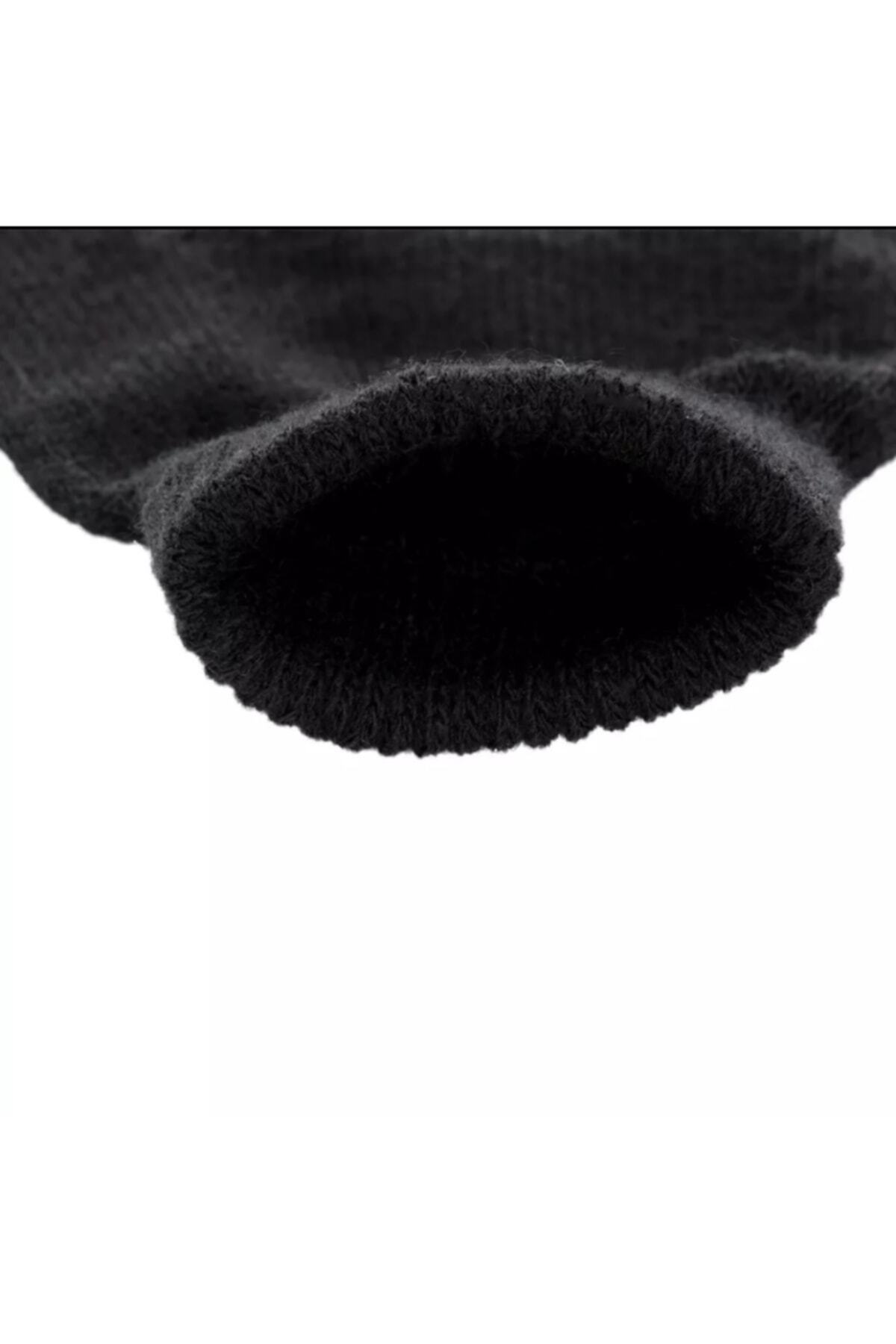 Kardelen Butik Denizli-Black, Knitted, Fingerless, Cycling Gloves (Unisex) 6