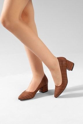 Kadın Taba Renk Klasik Topuklu Ayakkabı A222KMND0003