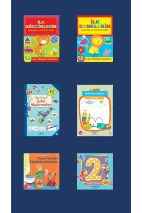 Anasınıfı Ve Okul Öncesi Çocuklar Için Etkinlik Ve Aktivite Kitapları 6 Kitap Set F54678