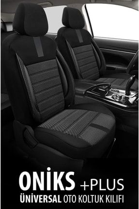 Oniks +plus Deri Detaylı Ortopedik Airbag Dikimli Oto Koltuk Kılıfı Tam Set 2021 Collection GrjOnksPls2021